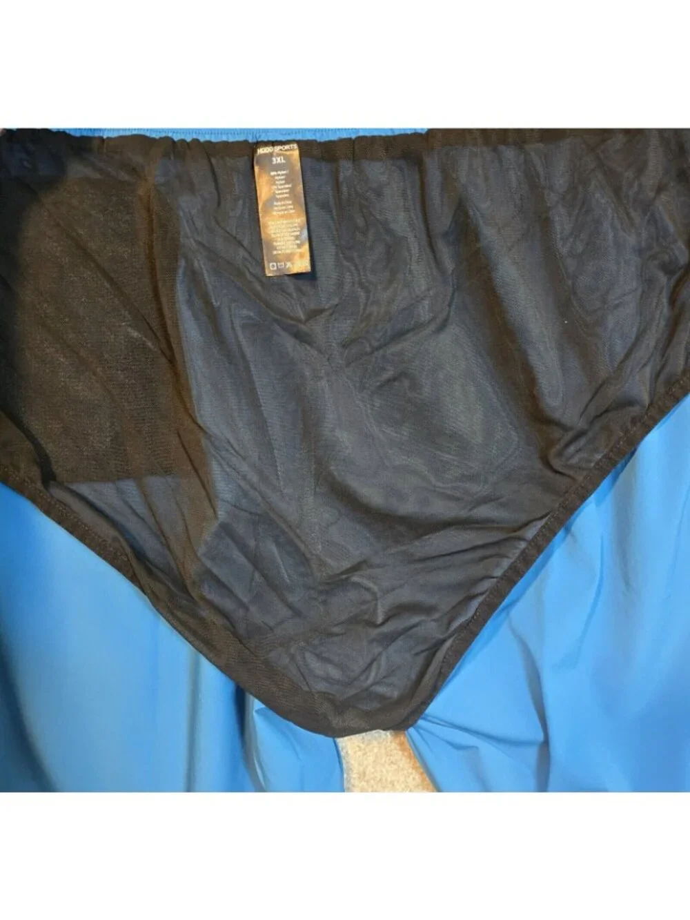 Hodo Sports Swim Trunks Pockets Lined Drawstring Blue Big & Tall Men's 3XL New